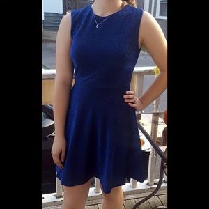 Blue and black Lulus dress